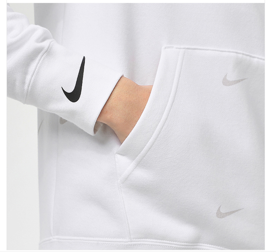 Bluza Nike biała z kapturem DA0111-100 - obrazek 3