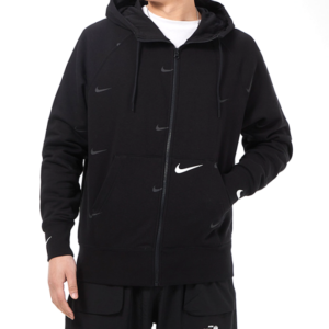 Bluza Nike Swoosh czarna z kapturem DA0083-010