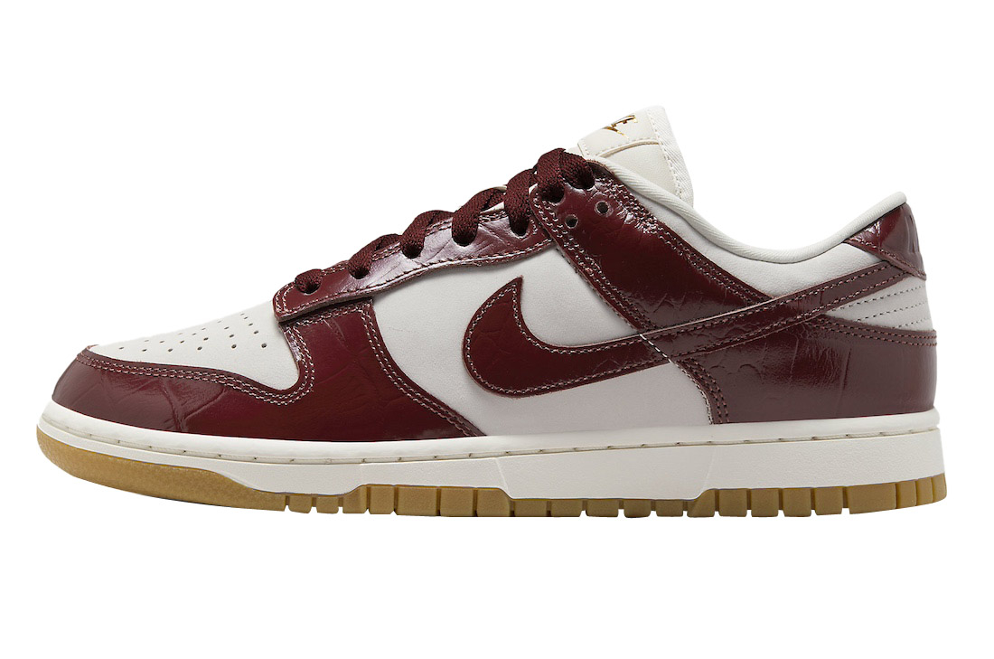 Buty Nike Dunk Low WMNS Team Red Croc FJ2260-004