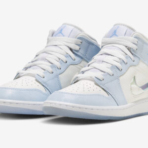 Buty Damskie Nike Air Jordan 1 Mid FQ9117-400 Blue Light Frozen