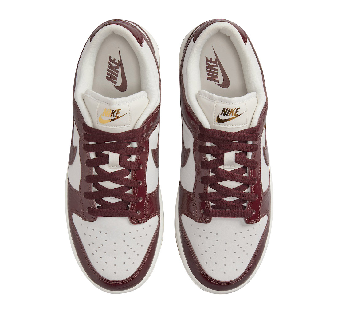 Buty Nike Dunk Low WMNS Team Red Croc FJ2260-004 - obrazek 4