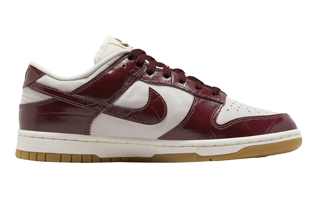 Buty Nike Dunk Low WMNS Team Red Croc FJ2260-004 - obrazek 3