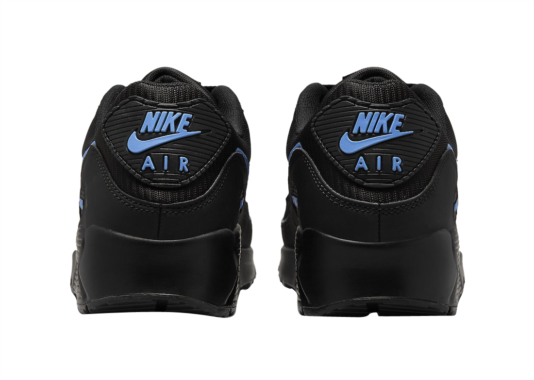 Buty Nike Air Max 90 FJ4218-001 Czarne z Niebieską wstawką - obrazek 5