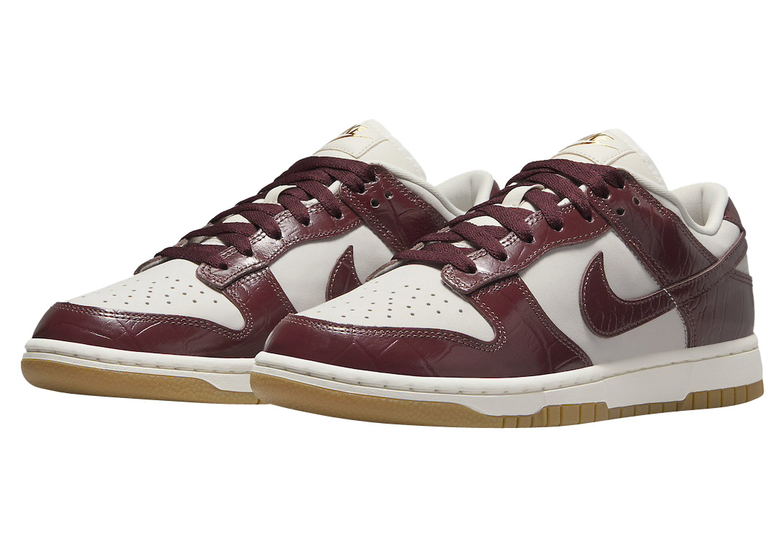 Buty Nike Dunk Low WMNS Team Red Croc FJ2260-004 - obrazek 2
