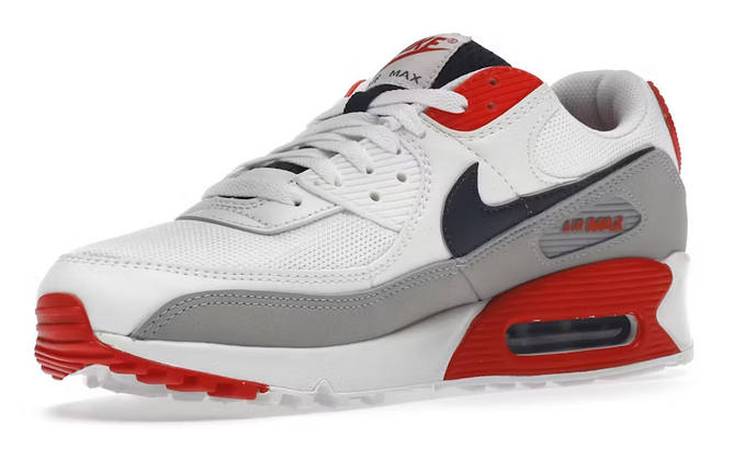 Buty Nike Air Max 90 DB0625-101 USA 2021 Białe - obrazek 3