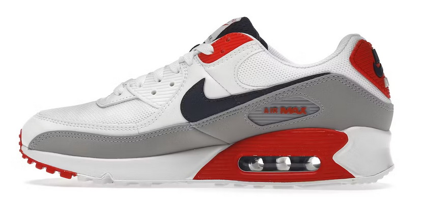 Buty Nike Air Max 90 DB0625-101 USA 2021 Białe - obrazek 4