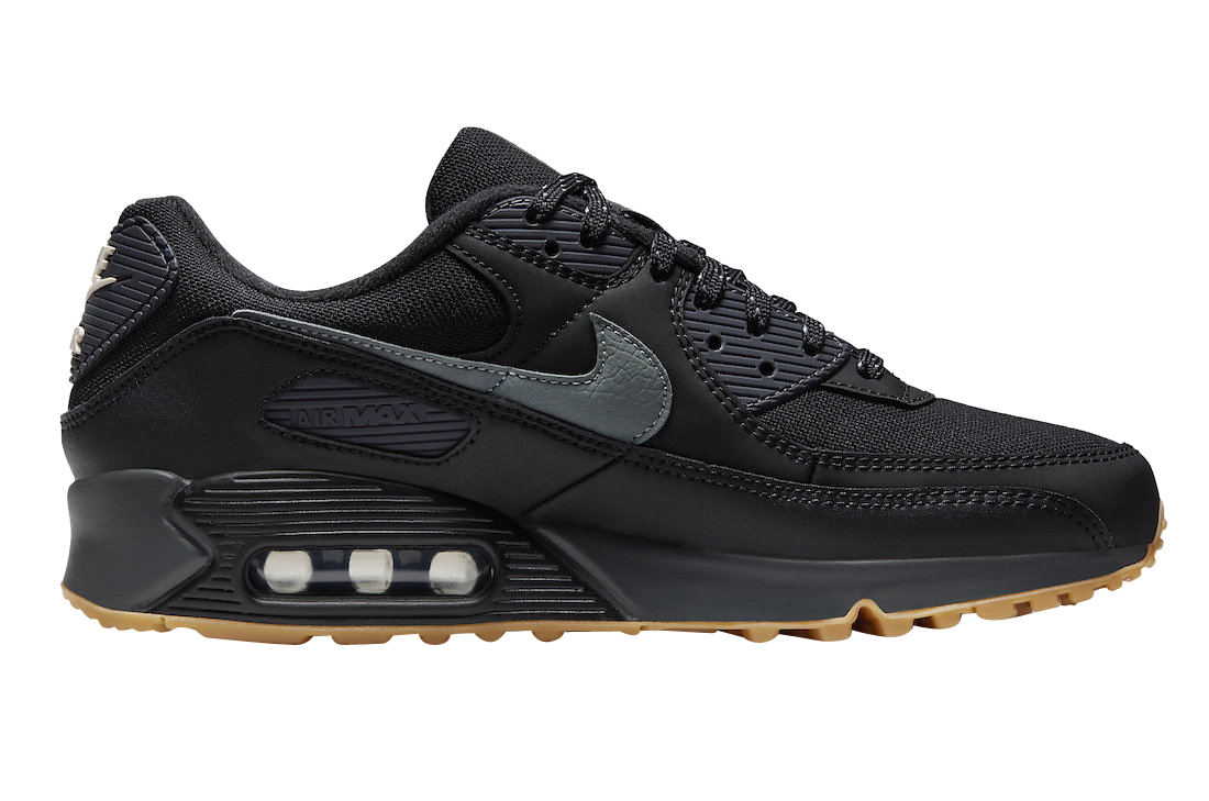 Buty Nike Air Max 90 FV0387-001 Black Gum Czarne - obrazek 3