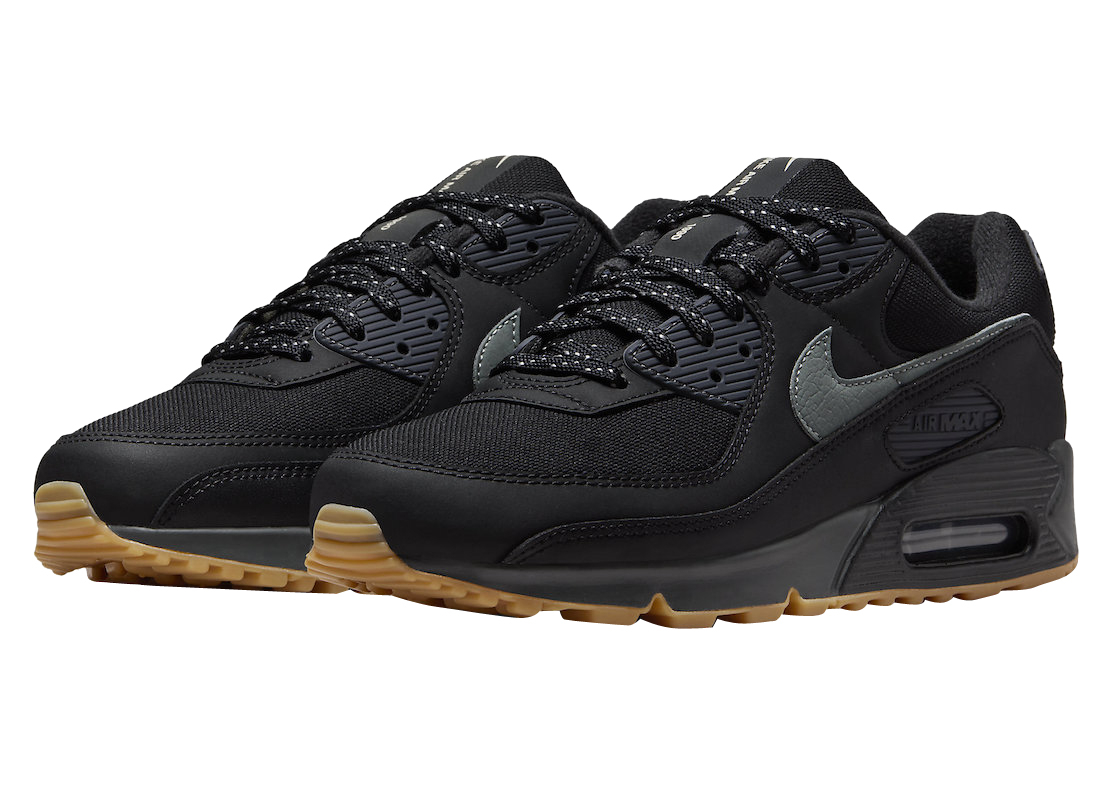 Buty Nike Air Max 90 FV0387-001 Black Gum Czarne - obrazek 2