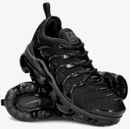 Buty Nike Air Vapormax Plus Triple Black Dark 924453-004 - obrazek 4