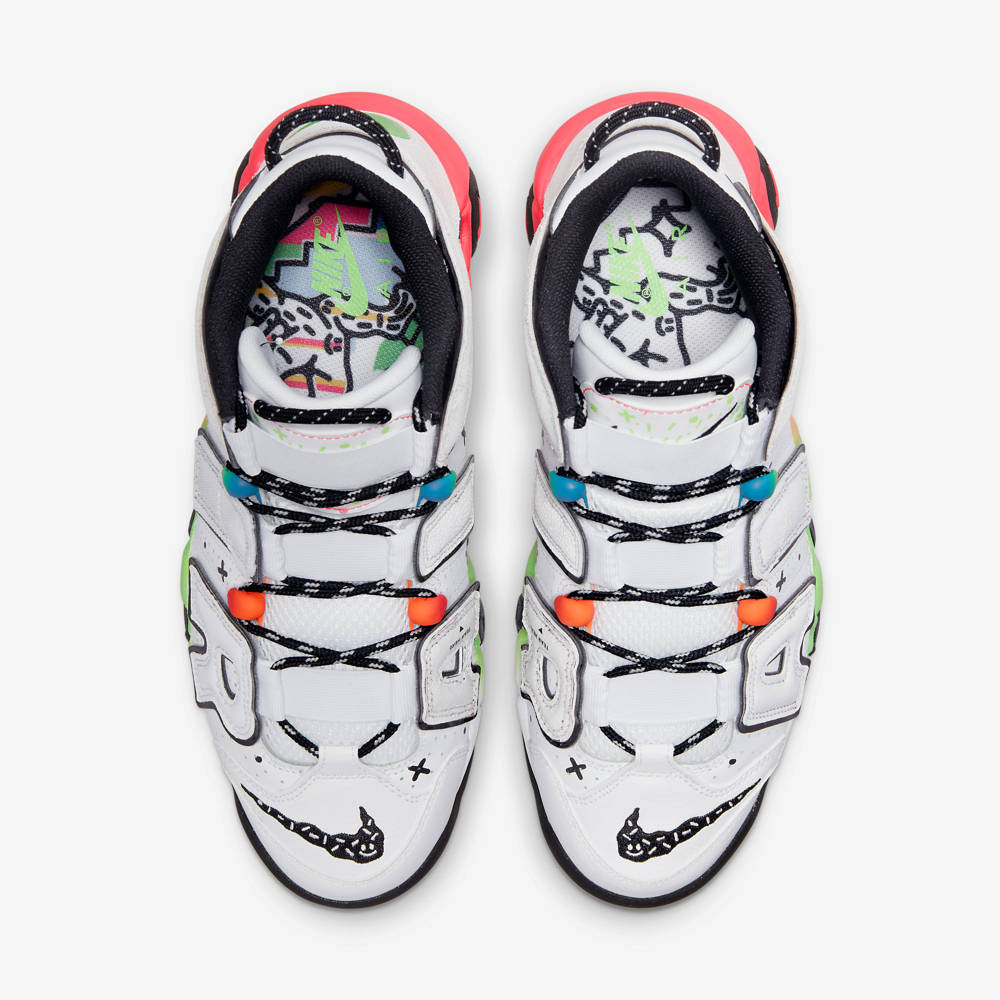 Buty Air More Uptempo DV1233-111 Multicolour - obrazek 4