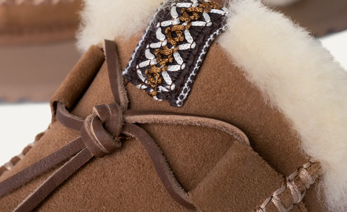 UGG Kapcie Disquette Alpine Slipper 1158260 Brązowe - obrazek 5
