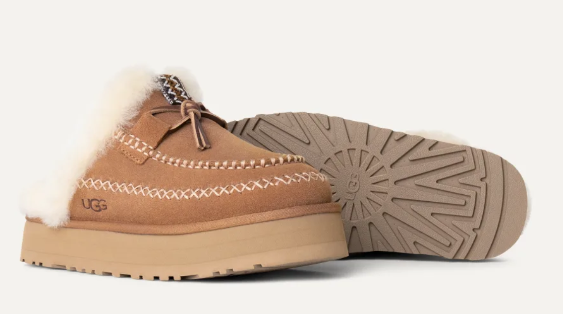 UGG Kapcie Disquette Alpine Slipper 1158260 Brązowe - obrazek 4