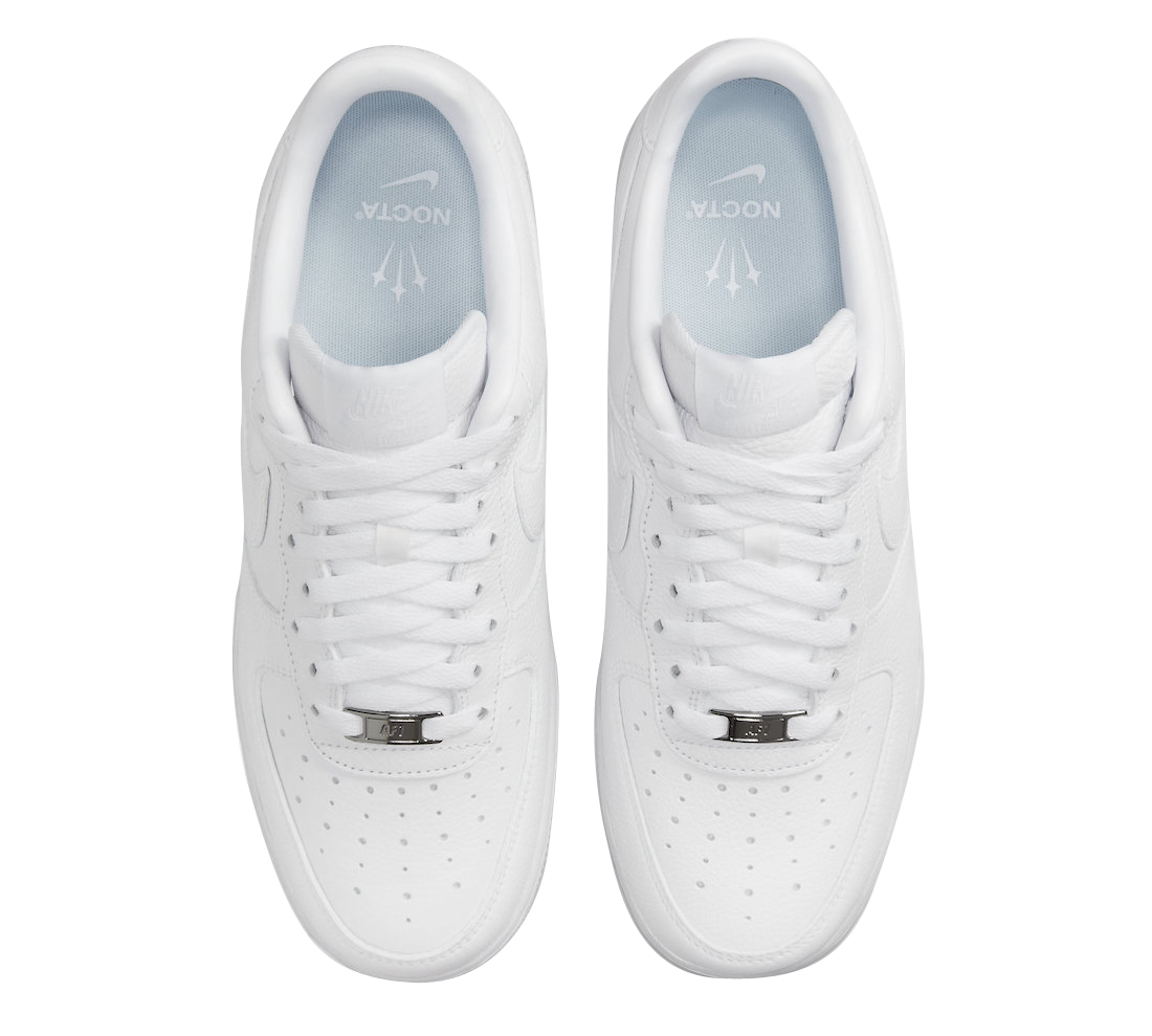 Buty Nike NOCTA Air Force 1 "White" CZ8065-100 - obrazek 4