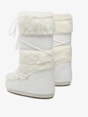 Buty zimowe Moon Boot Icon Faux Fur 14089000003 Biały - obrazek 3
