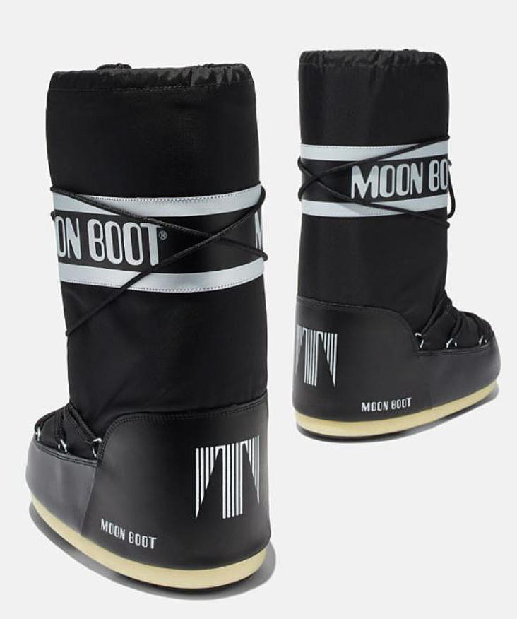 Buty zimowe Moon Boot Nylon Black 14004400001 - obrazek 2