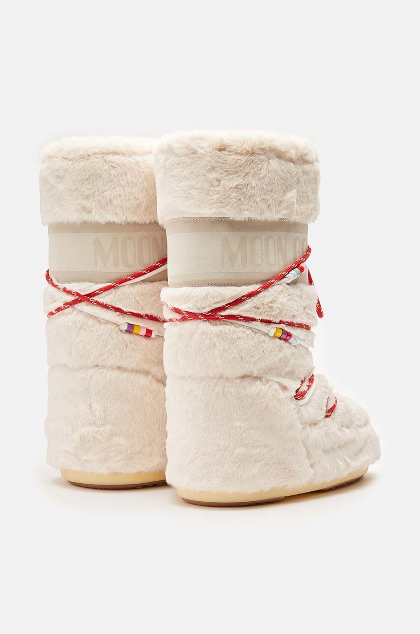 Buty zimowe Moon Boot 14089900001 beżowe - obrazek 2