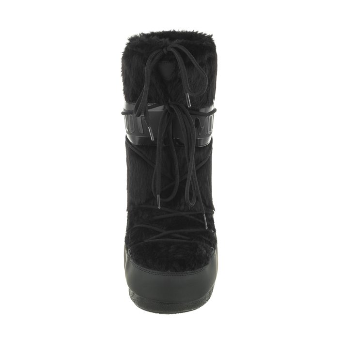 Buty zimowe Moon Boot Icon Faux Fur Black 1408900001 - obrazek 4