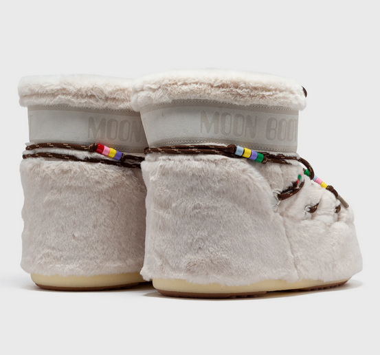 Buty zimowe Moon Boot FAUX FUR BEADS 14094700001 - obrazek 4