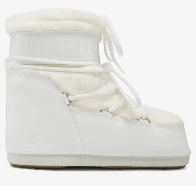 Buty zimowe Moon Boot Icon Low Faux Fur 14093900002 Biały - obrazek 2