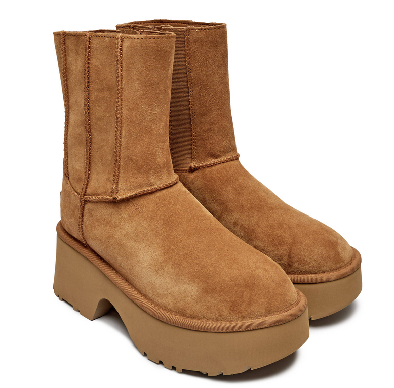 Buty Ugg W Classic Twin Seam New Heights 1158313 Brązowy - obrazek 5